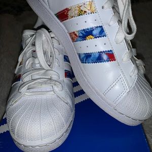 Adidas Superstar Shell toe Floral Sneakers